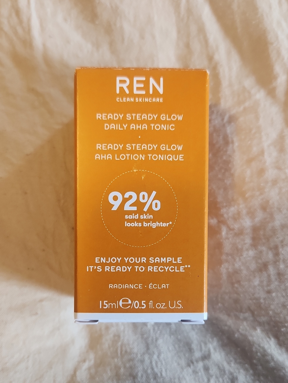 💕5/$25 REN Ready Steady Glow Daily AHA Tonic - Radiant Orange